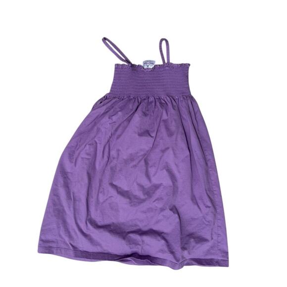 Hanna Andersson Dress Purple with Orange EmbroideryFlowers Size 140 Girls 10 - Picture 3 of 8